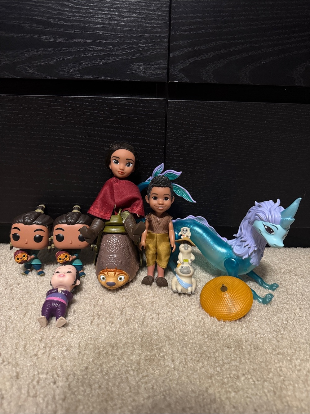 Raya and the Last Dragon Petite Doll Set Plus Funkos